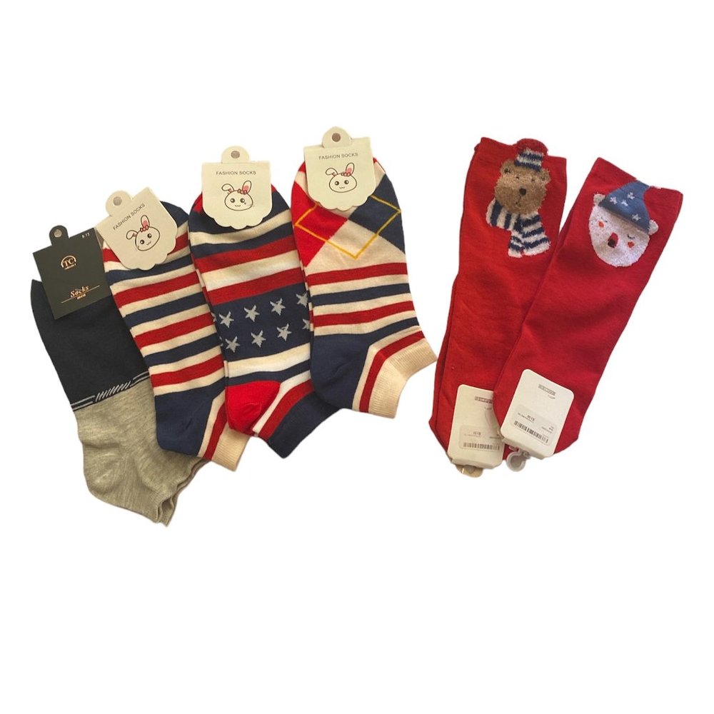 Bundle of 6- LC Accessories Socks/ Fashion Socks